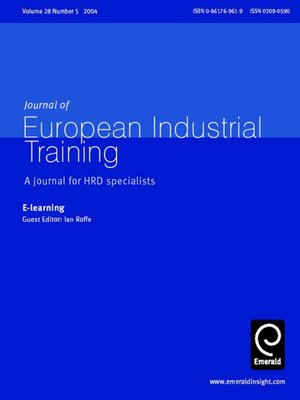 cover image of Journal of European Industrial Training, Volume 28, Issue 5